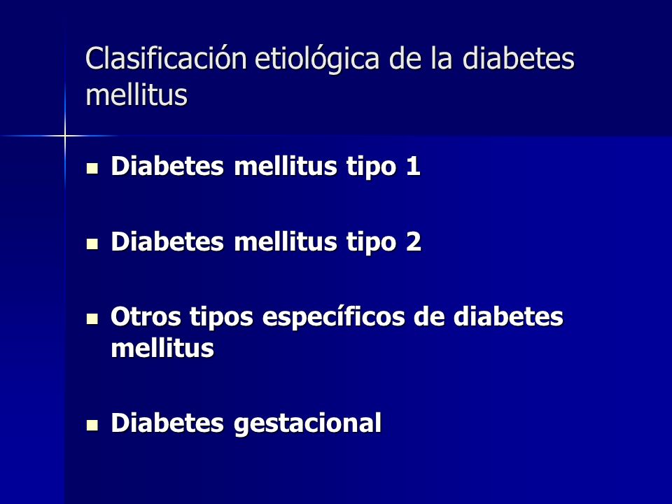 tipos de diabetes mellitus en el embarazo